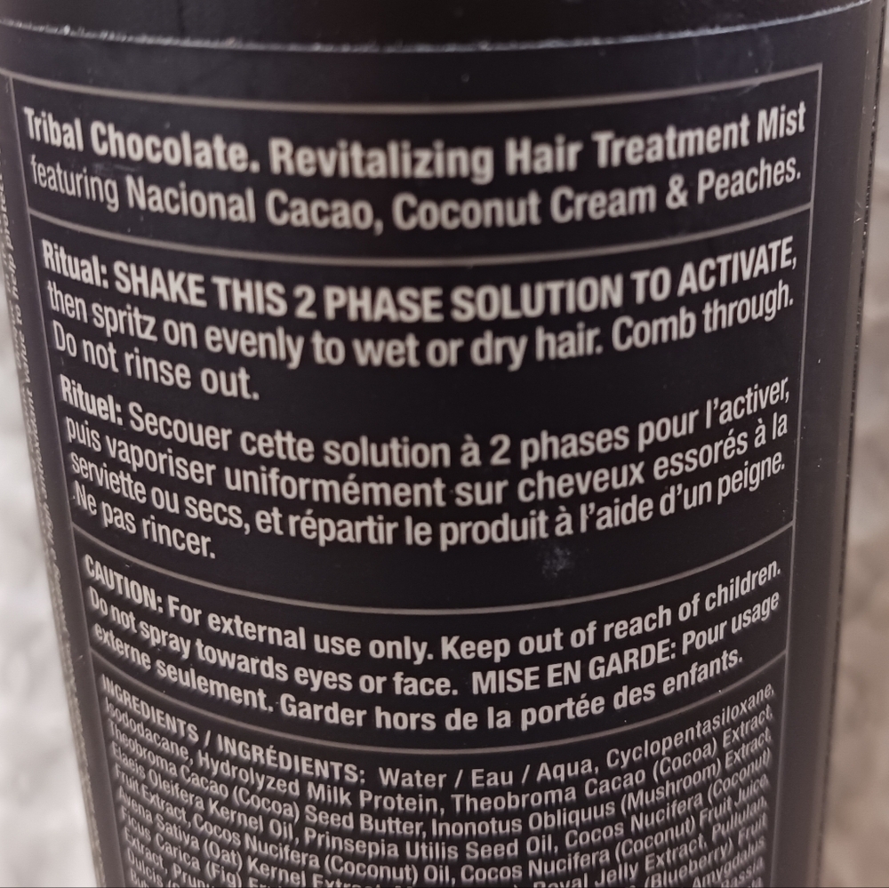 Tweak'd By Nature Tribal Chocolate Revitalizing Hair Treatment Mist 16 oz + Pump - Picture 4 of 11